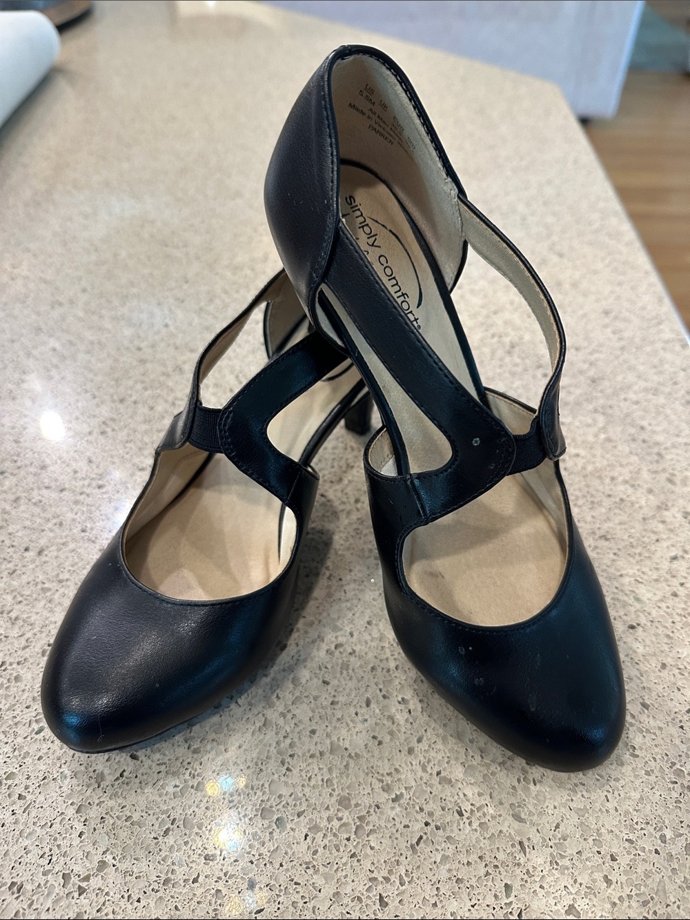 Lifestride Parker Black Women's Strappy Dress Pumps!